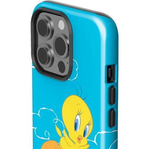 Looney Tunes Tweety Bird Flying iPhone 15 Pro Impact Case